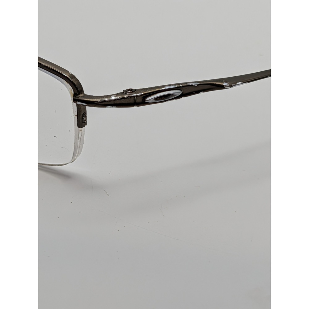 Oakley Jackknife 4.0 Semi Rimless Eyeglass Frames Metal Rectangular Pewter - Picture 7 of 16